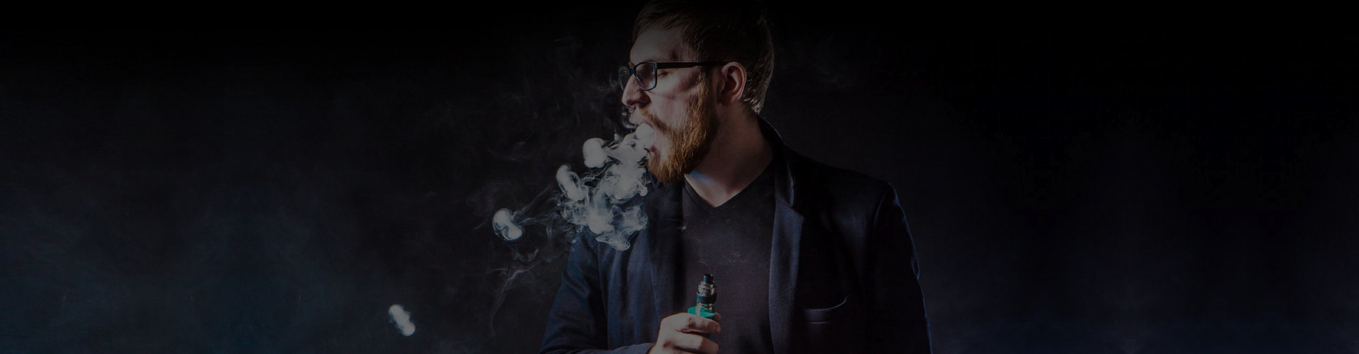 man doing vape tricks